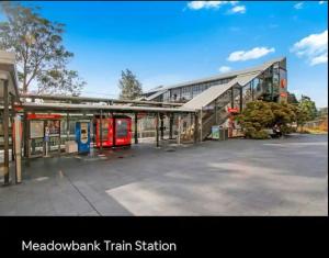 a train station with a train station at Astonishing waterview condo with Pool, Parking in Sydney