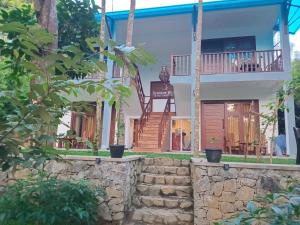 Balkón nebo terasa v ubytování Serendib villa