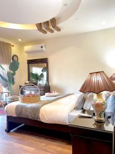 Ένα ή περισσότερα κρεβάτια σε δωμάτιο στο Stylish Retreat - Double Bed