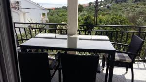 Balkón nebo terasa v ubytování Apartments Daju
