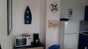 Kuchyň nebo kuchyňský kout v ubytování Apartments Daju