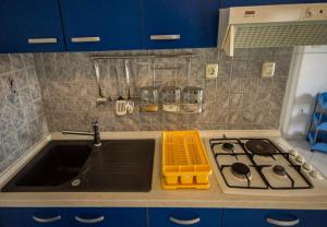 Kuchyň nebo kuchyňský kout v ubytování Apartments Daju