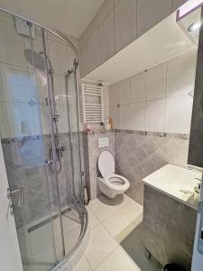 Koupelna v ubytování Dekster apartmani