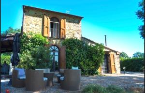 Zahrada ubytování Il Falco - Rustico-Villa mit privatem Pool in Alleinlage