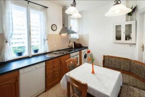 Kuchyňa alebo kuchynka v ubytovaní Haus in Budapest mit Garten