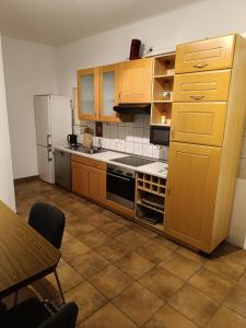 Dapur atau dapur kecil di Ferienwohnung Rolandseck 2 Hauptstraße 42 a