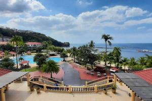 a view of the pool at a resort at Beachview Serenity at Canyon Cove in Nasugbu