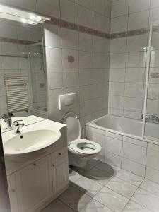 Koupelna v ubytování Residenz Darianne Leukerbad