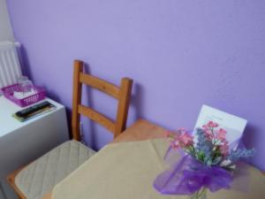 Postel nebo postele na pokoji v ubytování Penzion V Hájku