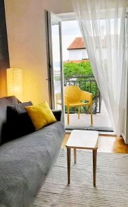 Balkón nebo terasa v ubytování Apartment Korni