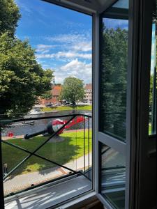 Balkón nebo terasa v ubytování Ferienwohnung Seeloft