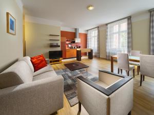 Posezení v ubytování Mamaison Residence Belgická Prague