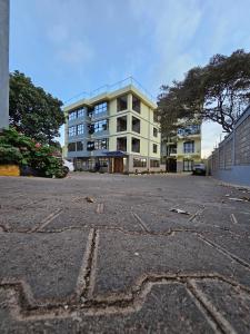 O edifício onde o hotel está situado