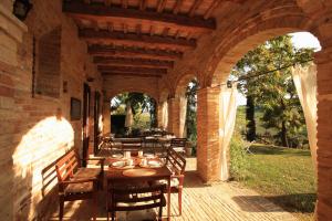 A garden outside Agriturismo Fiorano