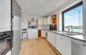 Η κουζίνα ή μικρή κουζίνα στο Pet Friendly Home In Hvide Sande