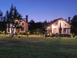 Zahrada ubytování Namasté Cabañas, Huasca de Ocampo