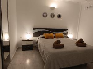 Posteľ alebo postele v izbe v ubytovaní Vera Natura Apartamento Maria