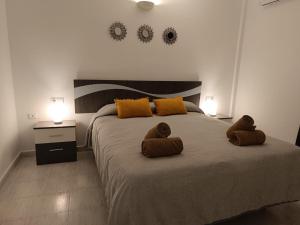 Posteľ alebo postele v izbe v ubytovaní Vera Natura Apartamento Maria