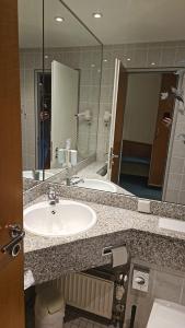 Koupelna v ubytování Hotel A2 + 27 fotografií