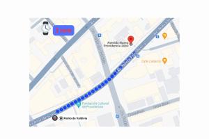 Снимка в галерията на Apt Barrio Turístico Bohemio 3 min Metro, Wifi, AC, Netflik, Comodidad в Сантяго