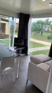 Ein Sitzbereich in der Unterkunft Agriturismo La Palazzina