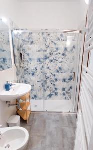 Koupelna v ubytování Casa Azzurra