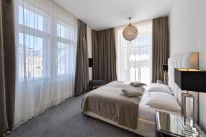 Posteľ alebo postele v izbe v ubytovaní 6 rooms