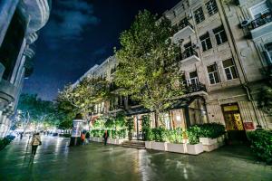 バクーにあるApartment Nizami 93の夜の街歩き女
