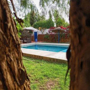Bazén v ubytování Espace happy village settat nebo v jeho okolí