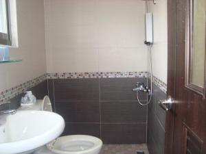 Kylpyhuone majoituspaikassa Fu Yuan B&B