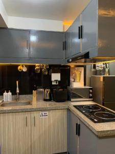 Η κουζίνα ή μικρή κουζίνα στο Aura Suites