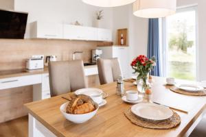 Kuchyň nebo kuchyňský kout v ubytování Zweite Heimat 49 0 N