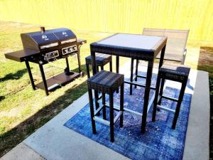 Grillfaciliteterne i villaen som gæsterne kan bruge