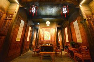 Posezení v ubytování Wuyuan Koshin Homestay