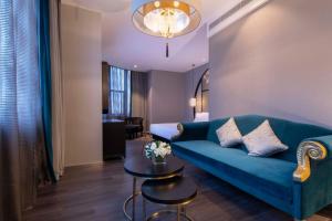 Ruang duduk di Crystal Hotel Shanghai Lujiazui Oriental Pearl Tower