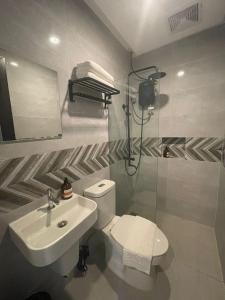 Koupelna v ubytování Maharlika City Inn