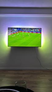 TV a/nebo společenská místnost v ubytování Gemütliches Apartment