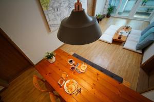 Χώρος καθιστικού στο Jeonju Hanok Maeul Gaekridangil Guest House +6 φωτογραφίες