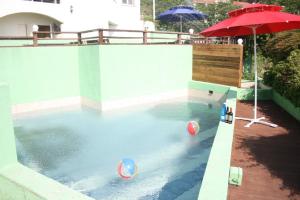 Bazén v ubytování Taean Santorini Pension nebo v jeho okolí
