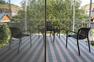 Balkón alebo terasa v ubytovaní Turistická ubytovňa Stará škola Kokava