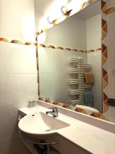 Koupelna v ubytování Aparthotel Pfeffermühle