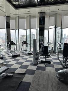 Fitness centrum a/nebo fitness zařízení v ubytování Thong Lor, Sukhumvit 36