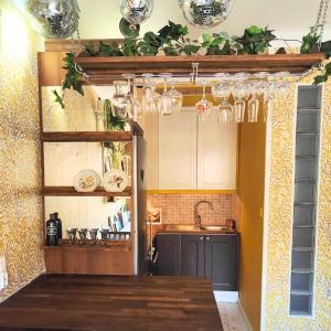 Kuchyň nebo kuchyňský kout v ubytování Yellow Beauty in best Location!