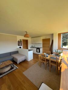 Kuchyň nebo kuchyňský kout v ubytování Apartment Steinernes Meer