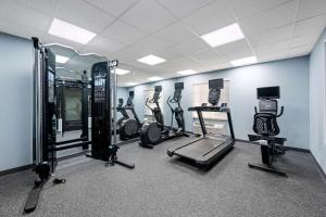 Fitness centrum a/nebo fitness zařízení v ubytování WoodSpring Suites Hobbs