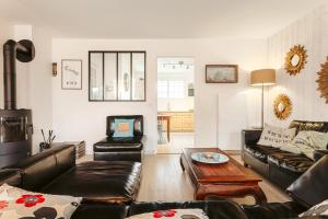 Posezení v ubytování Maison 3 étoiles près centre-plages