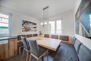 Posezení v ubytování Ferienhaus Heidi