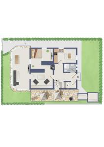 Půdorys ubytování Ferienhaus Heidi