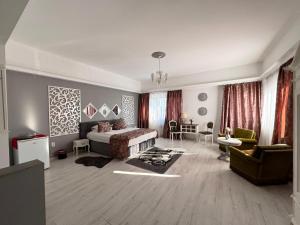 Posezení v ubytování Hotel Helin Aeroport - Craiova