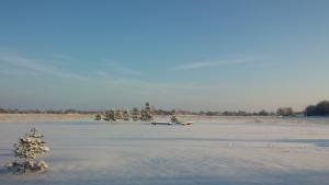 Tuhamäe Hostel during the winter